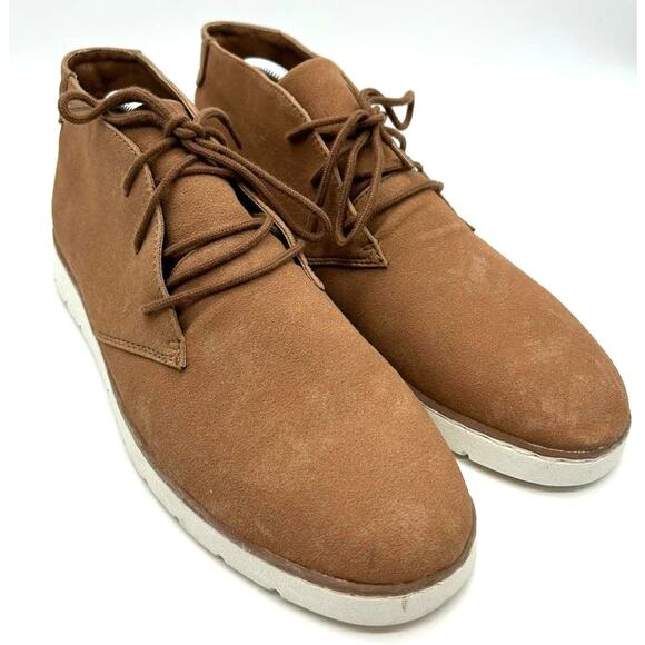 NEW Cliffs White Mountain Tan Suede Chukka Boots 11 Desert Boot Lace-Up Ankle - Picture 1 of 10